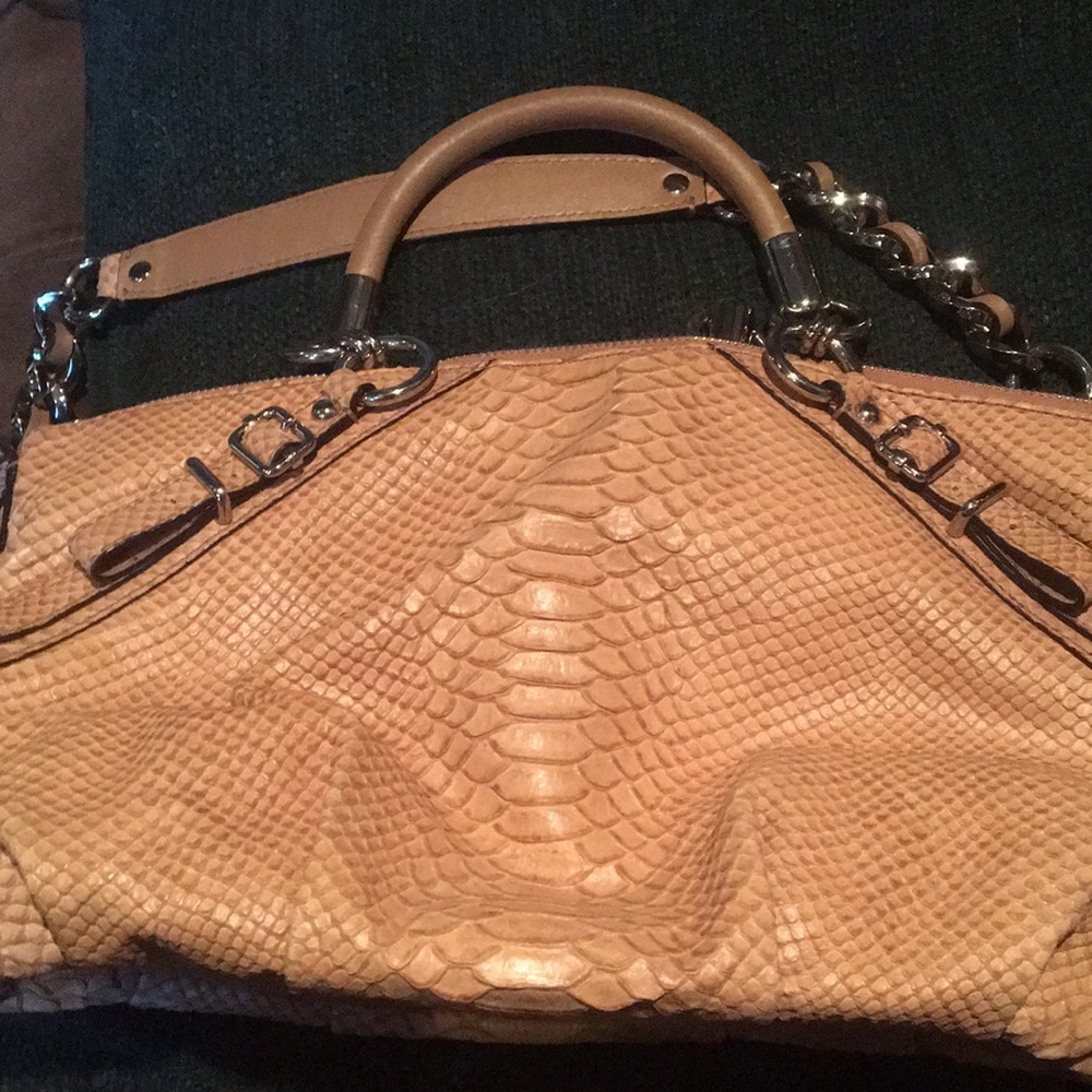 Coach Tan Leather Satchel - Picture 5 of 9